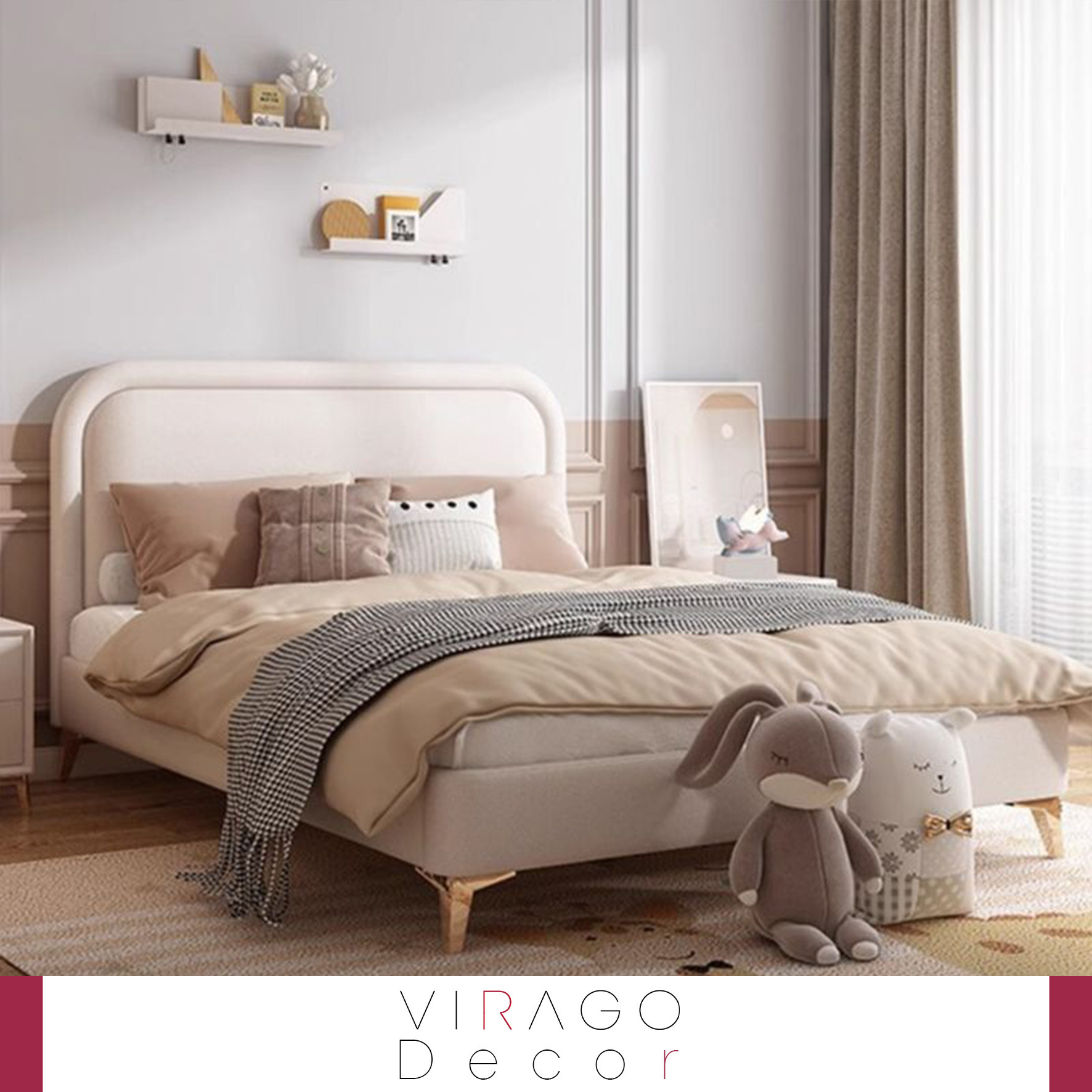 تخت خواب تدی کودک مدل مولان